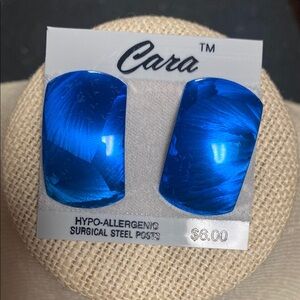 Cara Blue 90s Deadstock Earrings